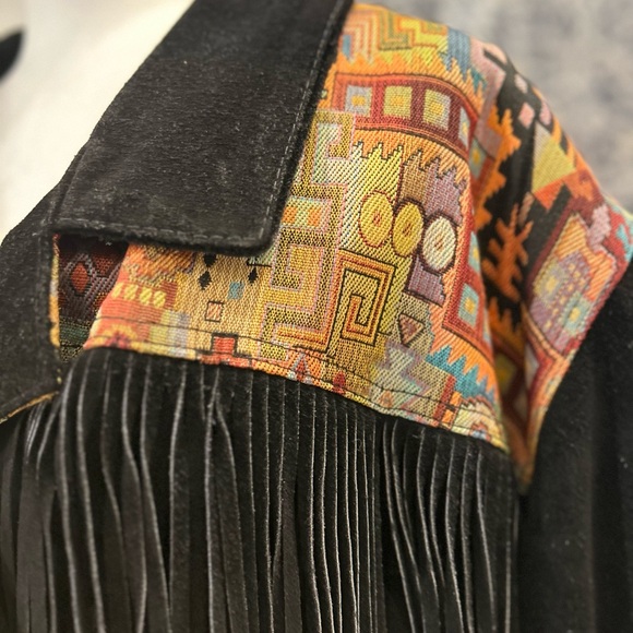 Vintage Western Suede Jacket - Picture 4 of 9